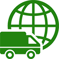 truck and globe